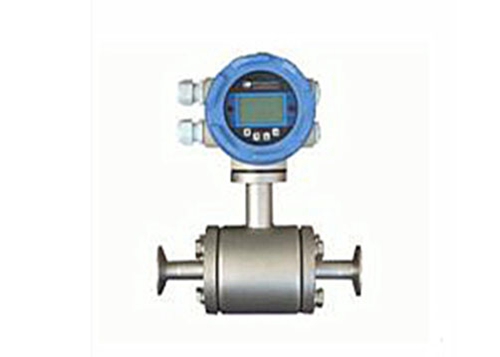 Sanitary electromagnetic flowmeter